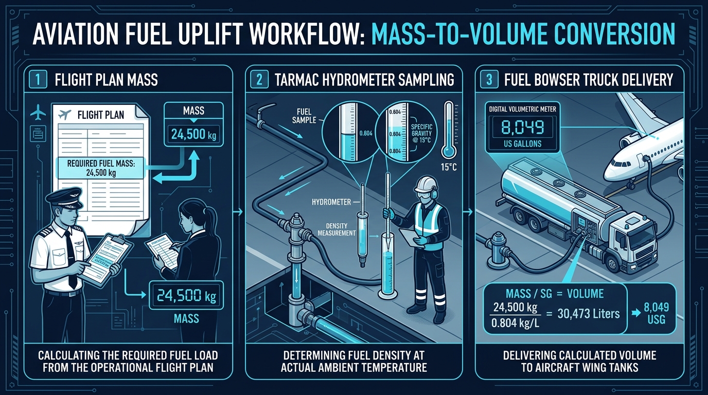 Commercial Jet Refueling Workflow Diagram